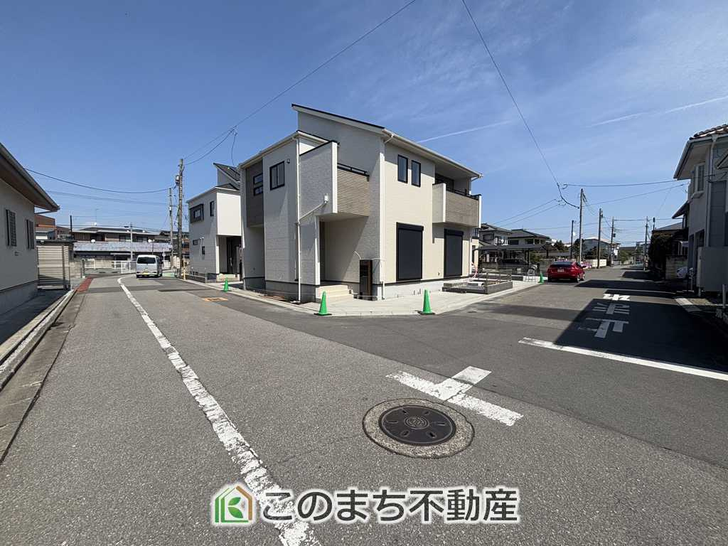 ブルーミングガーデン宇都宮市住吉町　4号棟の前面道路含む現地写真|前面道路含む現地写真