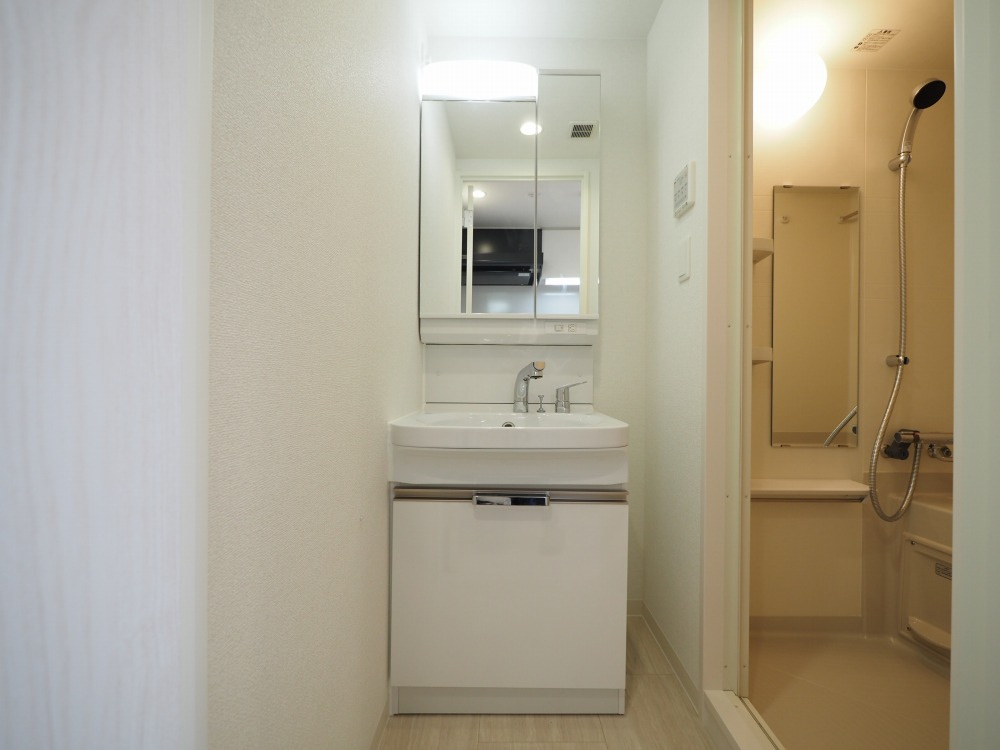 大阪市城東区東中浜２丁目の賃貸マンションの洗面所