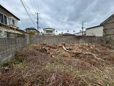 鴨川市前原　土地の外観