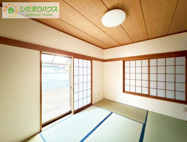 常陸太田市幡町　中古戸建の和室|小さなお子さまのいる方におすすめ！リビング横の和室でお子様が遊んでる様子も確認できます(^^)/