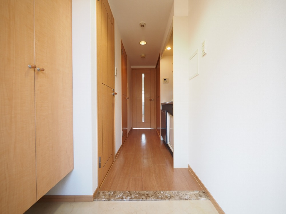 大阪市中央区内淡路町３丁目の賃貸マンションの玄関