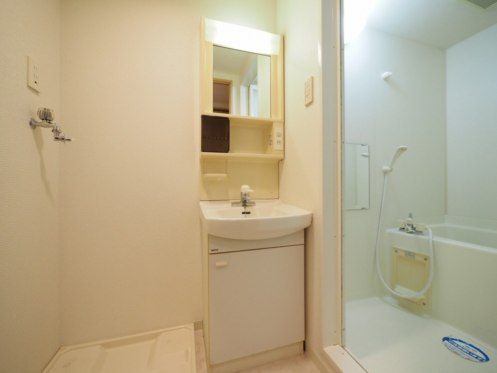 大阪市中央区内淡路町３丁目の賃貸マンションの洗面所