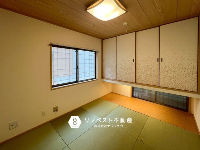 東大阪市角田2丁目の和室|1階和室は客間に最適♪
来客対応や、親戚がお泊りの際も使えますね！