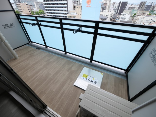 大阪市福島区吉野４丁目の賃貸マンションのバルコニー