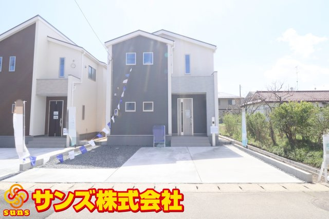 郡山市大槻町字前畑　　　１号棟　　　小山田小学校、大槻中学区　の外観パース|北西側から見た外観ＣＧパース