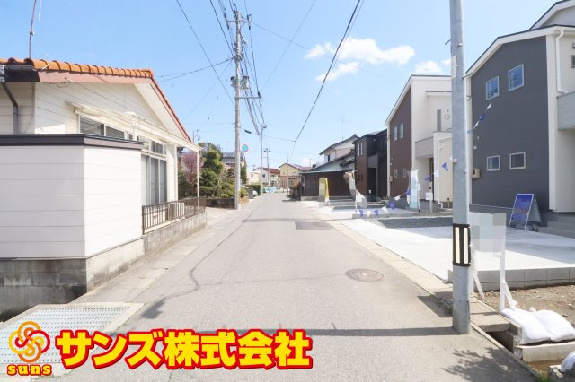 郡山市大槻町字前畑　　　１号棟　　　小山田小学校、大槻中学区　の外観|北側前面道路