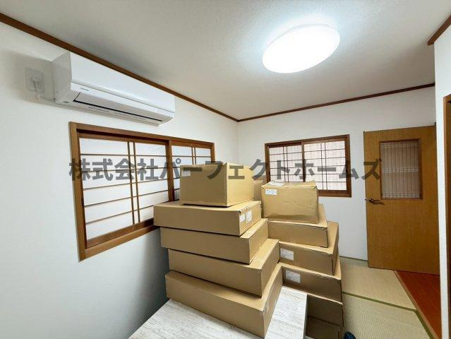 打上宮前町戸建　賃貸の和室|和室があれば、来客や子供用のスペースとして活躍します