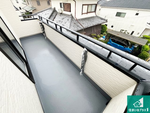 明石市大久保町高丘　新築一戸建てのバルコニー|日当たりのよいバルコニー！お部屋が開放的に！