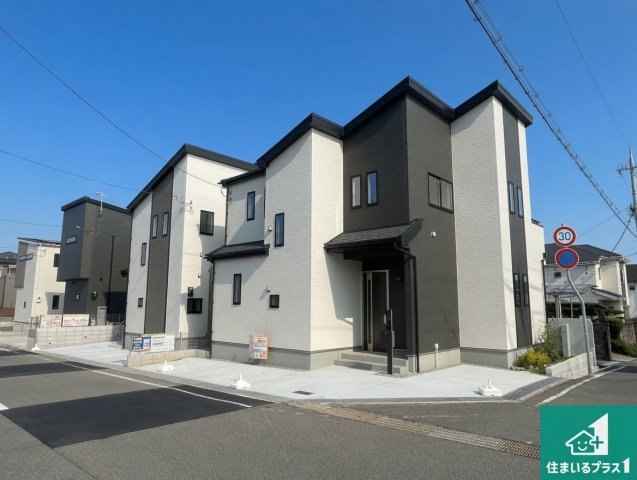 明石市大久保町高丘　新築一戸建ての外観|安心の10年保証！外観を美しく保ち、雨水で汚れを落とします！気になることがありましたら、お気軽にお問い合わせください！