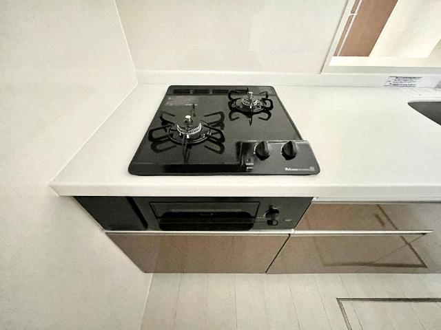 ラビエールのキッチン|２口ガスコンロ