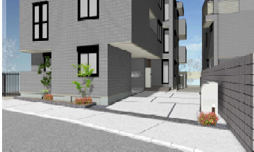 （仮称）雪ノ下1丁目メゾンのロビー