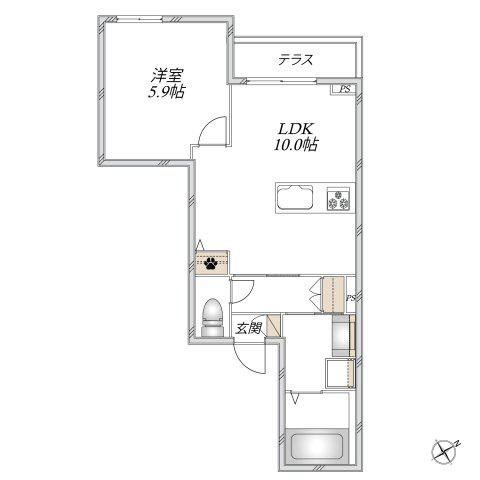（仮称）雪ノ下1丁目メゾンの間取り