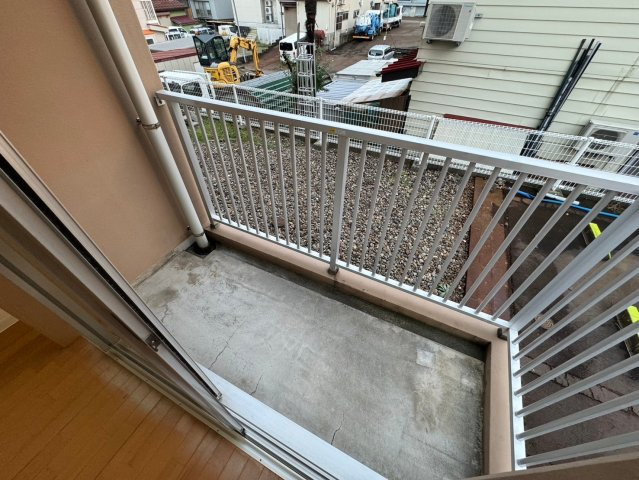コペン南城A棟のバルコニー