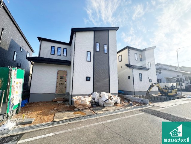 明石市大久保町高丘　新築一戸建ての外観|現在建築中！落ち着いた街並みで新生活を始めることが出来そう！周辺の物件も併せてご紹介させて頂きます！