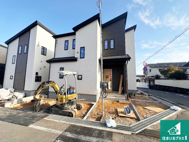 明石市大久保町高丘　新築一戸建ての外観|現在の進捗状況です！順調に作業進行中、完成が待ち遠しいです！詳細の間取り等、お気軽にお問い合わせください！