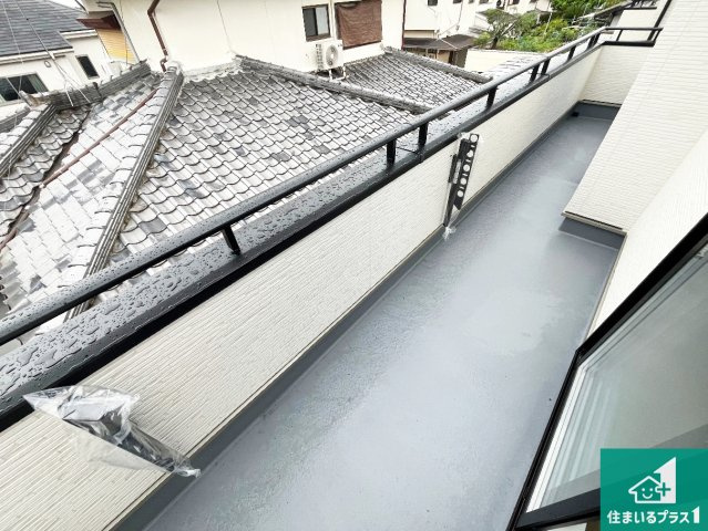 明石市大久保町高丘　新築一戸建てのバルコニー|日当たりのよいバルコニー！お部屋が開放的に！