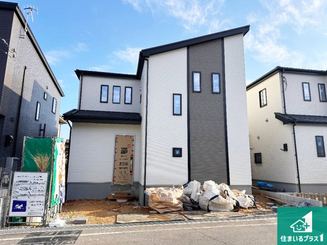 明石市大久保町高丘　新築一戸建ての外観|現在の進捗状況です！順調に作業進行中、完成が待ち遠しいです！詳細の間取り等、お気軽にお問い合わせください！