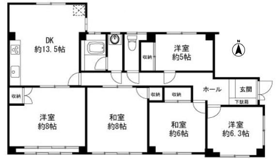 カーサ六甲の間取り