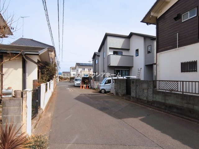 所沢市中新井3丁目・全2棟　新築一戸建　2号棟の前面道路含む現地写真|現地写真（2026年3月13日撮影）