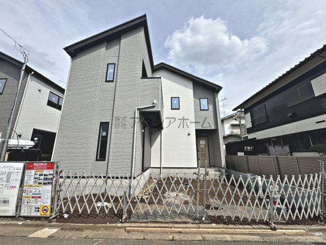 所沢市中新井3丁目・全2棟　新築一戸建　2号棟の外観|現地写真（2026年4月6日撮影）