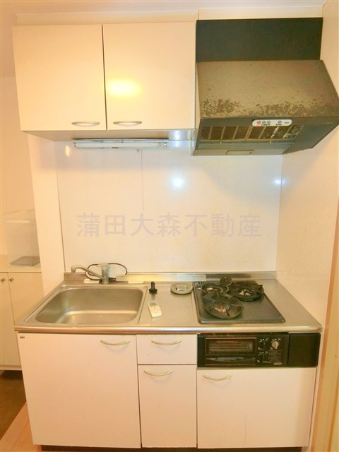 メゾン・エムのキッチン|2口ガスグリル付システムキッチン