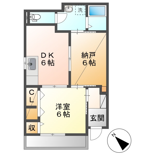 グランシード三宅の間取り