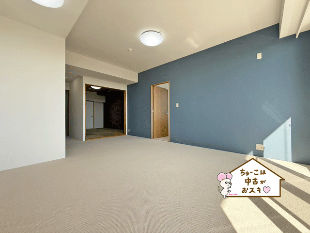 【三井不動産旧分譲タワーマンション】パークタワー台原の居間・リビング