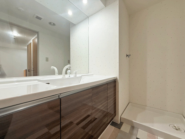 【三井不動産旧分譲タワーマンション】パークタワー台原の独立洗面台