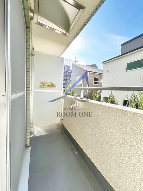 リバティヒルズ八幡山のバルコニー|バルコニーです。