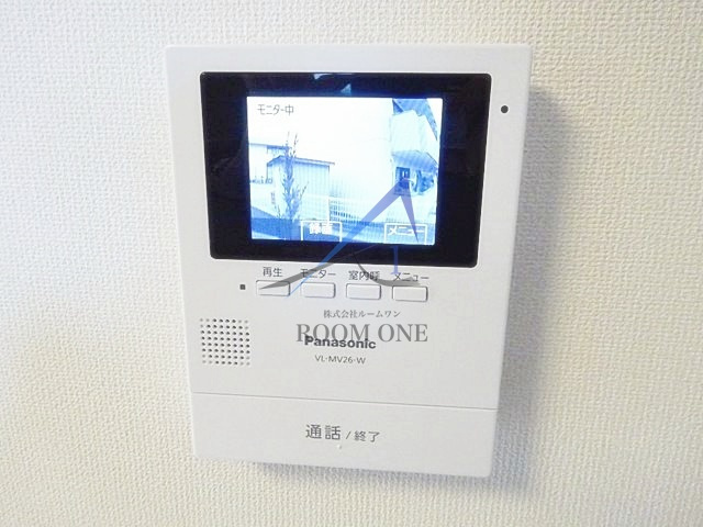 サンモールキューブのセキュリティ|モニター付きインターホンです。