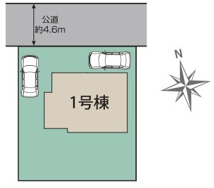 土浦市天川2丁目6期　新築戸建の区画図|区画図です♪