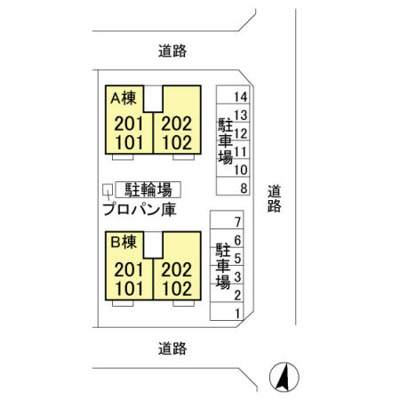 【区画図】 | ウィルコートB