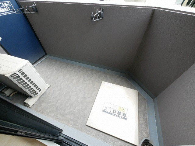 エスレジデンス北浜のバルコニー