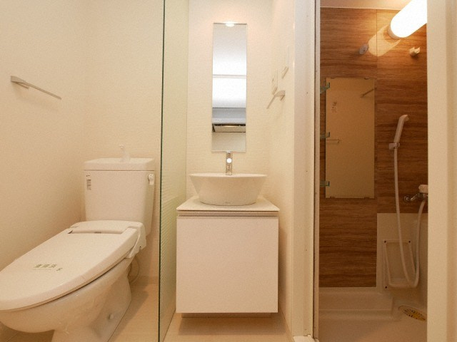 エスレジデンス北浜の独立洗面台