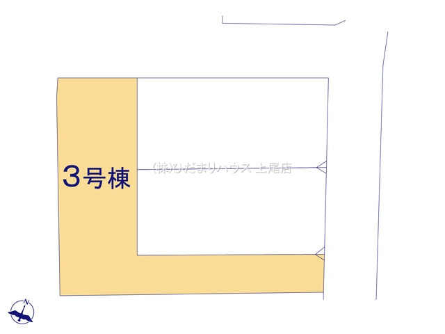 西区指扇1期　新築戸建　FiT03の区画図