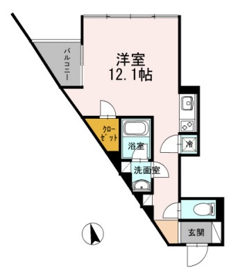 【間取り】 | カスタリア目黒長者丸