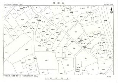 【地図】 | 上物部二丁目305-1/307-1/302-2売土地