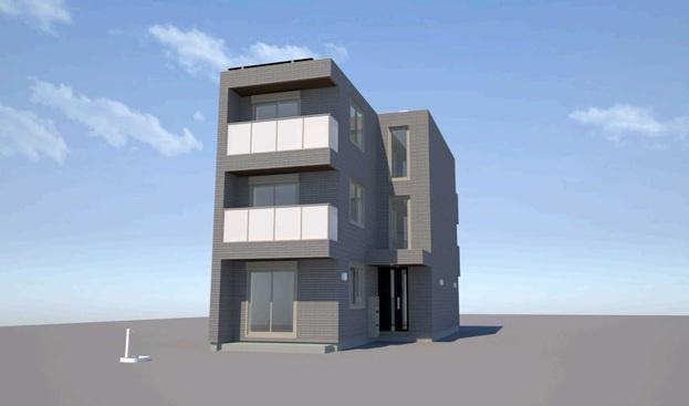 （仮称）奥沢2丁目メゾンの外観パース