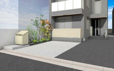 （仮称）奥沢2丁目メゾンのエントランス