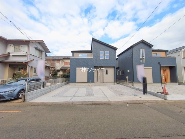 所沢市中富南4期　全8棟　新築戸建　グラファーレデザインの駐車場