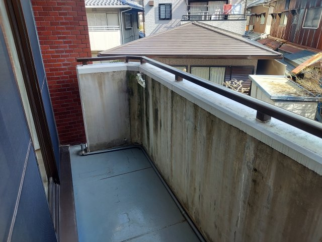 チェリーデ宝塚のバルコニー