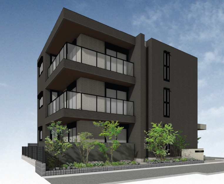 仮称）東中野一丁目新築計画の外観パース