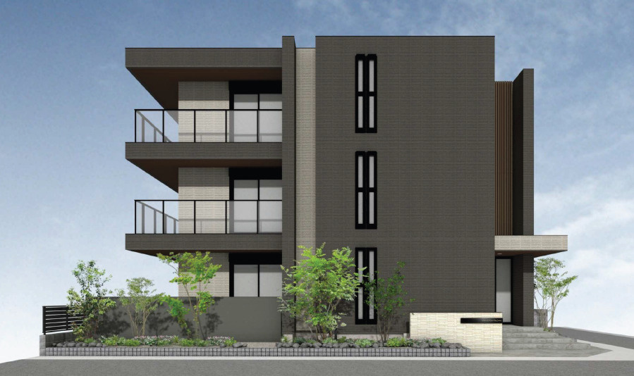 仮称）東中野一丁目新築計画の外観パース