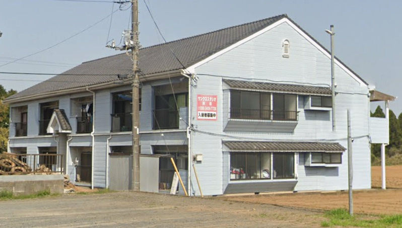 茨城県鉾田市　一棟アパートの外観