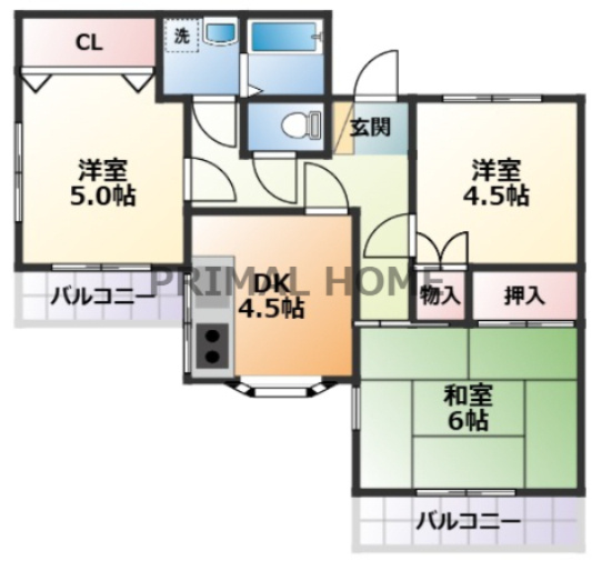 【間取り】 | プレステージ横浜菅田