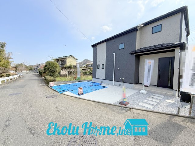 青梅市畑中２丁目　1期の前面道路含む現地写真|前面道路含む現地写真です