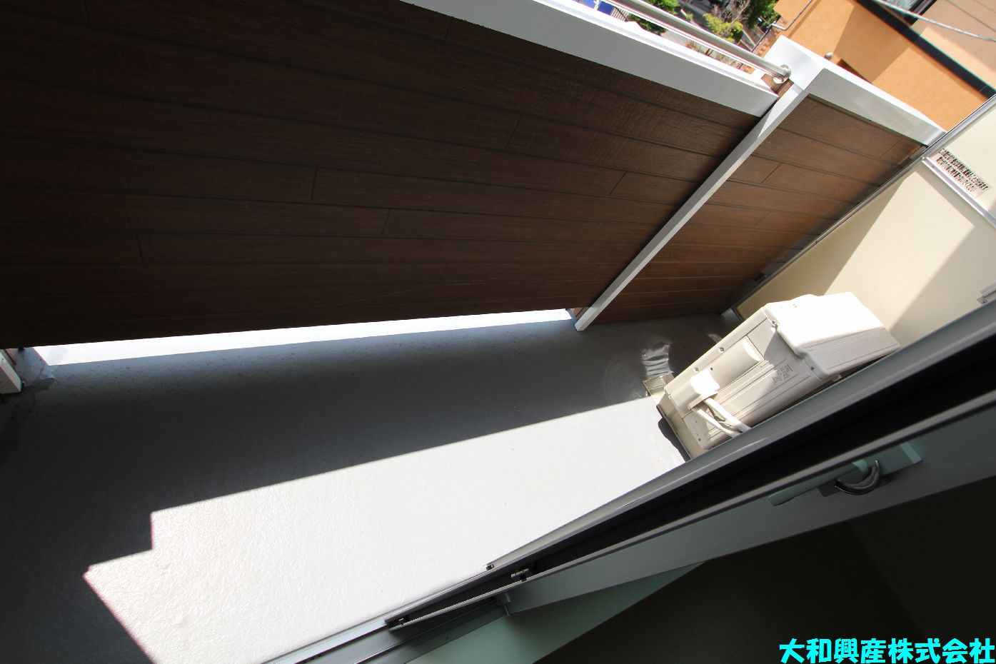 GRANZA中央林間のバルコニー