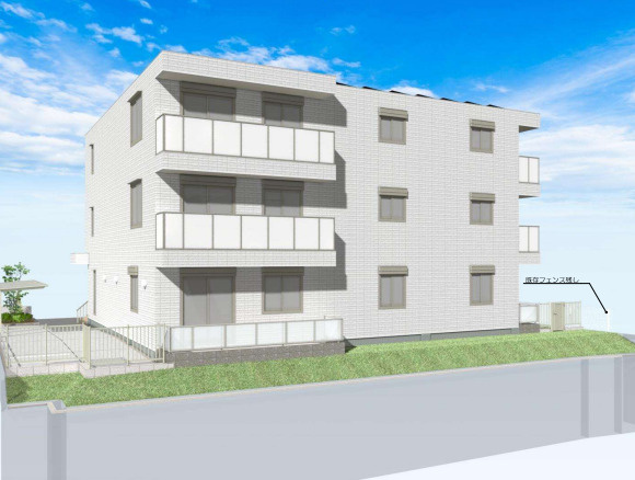 （仮称）港南台２丁目メゾンの外観パース