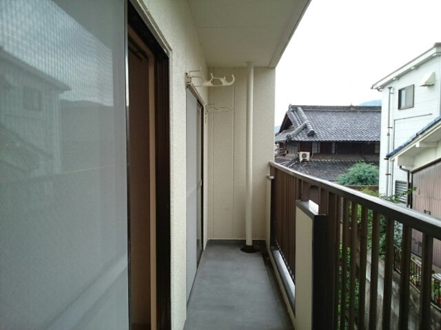上田マンションのバルコニー