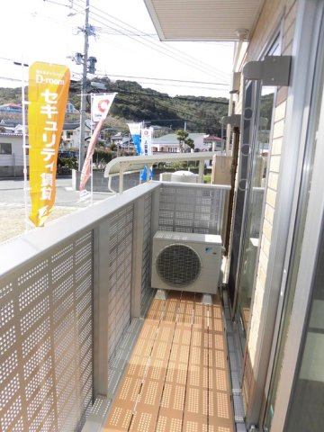 グランソレイユ伊勢のバルコニー